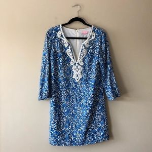 Lilly Pulitzer Julianna dress in blue print